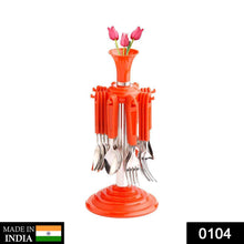 New Stylish 24 Pcs Plastic, Stainless Steel Cutlery Set (Pack of 24)