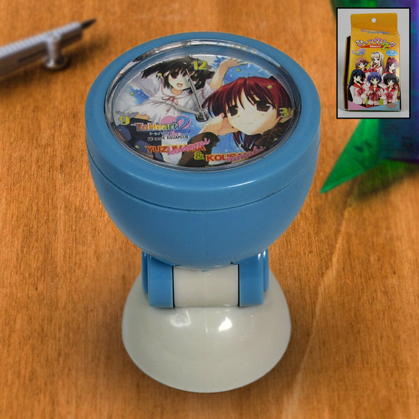 Small Cartoon Bathroom Clock with Waterproof Design (1 Pc)