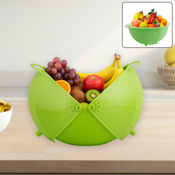 Apex Smart Basket 3in1 Multiuse Fruit And Vegetable Bowl (1 Pc / Mix Color)