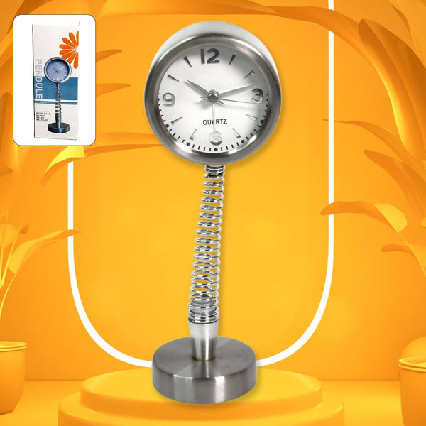 Alarm Clock on a Spring Extra Large, Silver Dial (1 Pc)