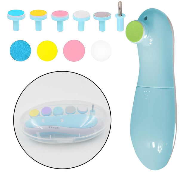 Safe Baby Nail Clippers | 6-in-1 Electric Trimmer Tool