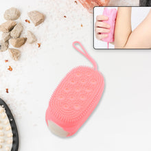 Super Soft Silicone Bath Brush – Double-Sided Body Scrubber for Deep Cleansing & Exfoliation (1 Pc)
