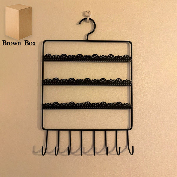 Wall Mounted Earring Organizer Hanging Jewellery Rack For All Type Jewellery (1 Pc / Mix Size)