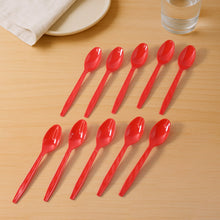 Reusable Food-Grade Plastic Spoons (10 Pc)
