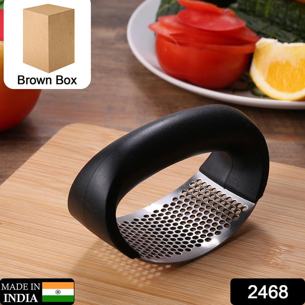 Stainless Steel Garlic Press Crusher for Kitchen