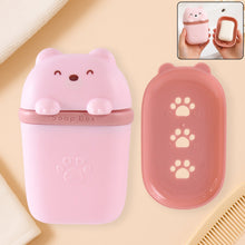 Cute Bear Shaped Soap Case ,Sabudani (1 Pc)