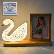Duck Shape Cystal Led Lamp & Photo Frame Night Lamp | Wedding Gift | love couple