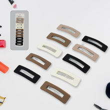 Miss Beauty 10pcs Cute Matte Multicolour & Design Hair Clip Set, Hair accessories