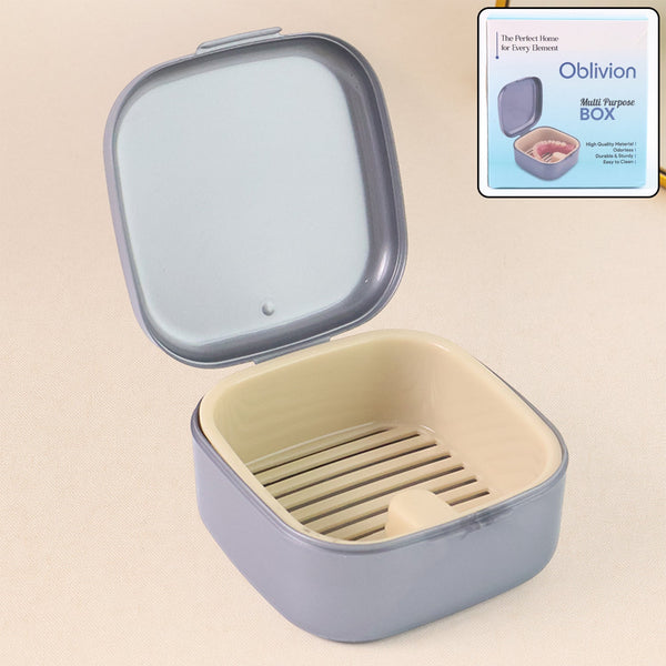 Oblivion Teeth Storage Box with Lid and Inner Tray (1 Pc)