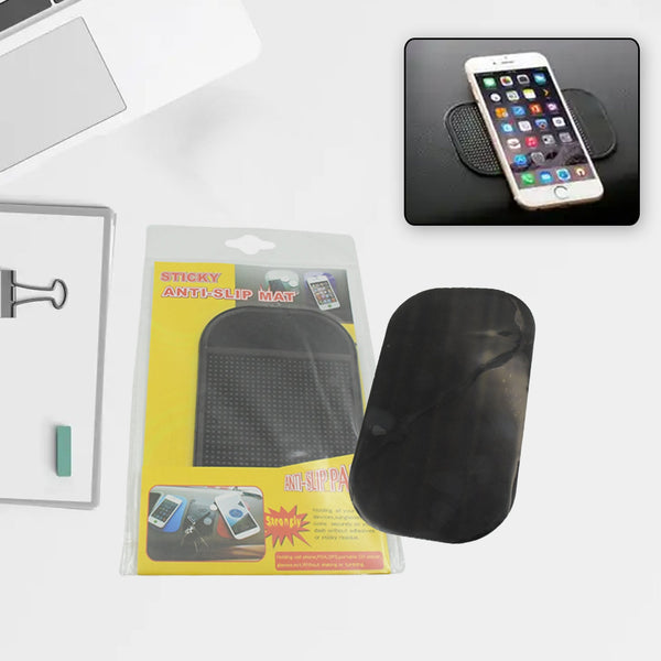 Car Non-Slip Mat Car Holder, Non-Slip Mat Anti-Slip Car Gel Pads Adhesive Mat Non-Slip Mat Car Dashboard for Other Equipment such as Mobile Phones Keys Glasses (1 Pc)