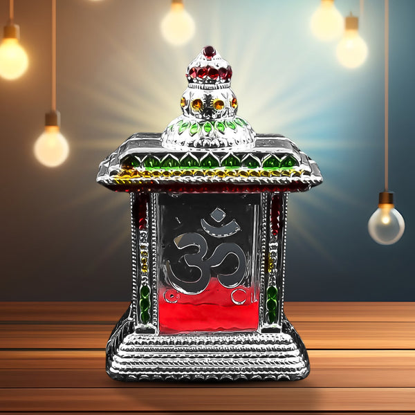 Adhesive Small Om Temple, Car Dashboard Temple (1 Pc)