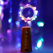 Wine Bottle Cork LED String Light, 2M Cable Multicolor, Battery Operated (1 Pc)