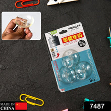 Transparent Rubber Vacuum Hangers for Bathroom, Kitchen, and Wall