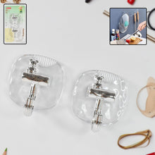 Large Plastic Self Adhesive Wall Hooks (2 Pc)