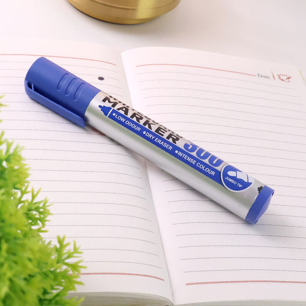 Jumbo Tip Whiteboard Blue Ink Marker (1 Pc)