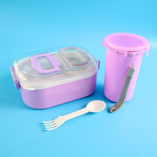 Multi-Functional 1 Set Leakproof Lunch Box with Cutlery & Tumbler