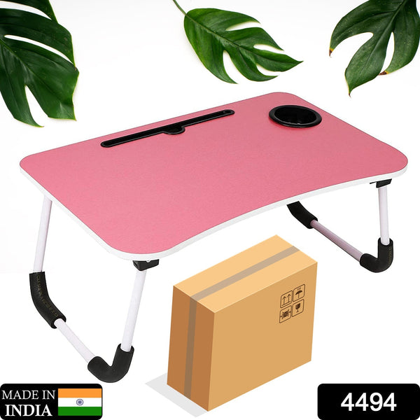 Multi-Purpose Foldable Laptop Desk for Study & Reading (Pink)