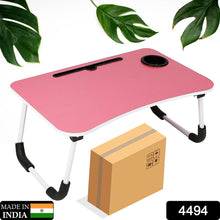Multi-Purpose Foldable Laptop Desk for Study & Reading (Pink)