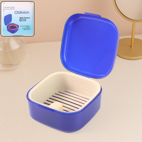Blue Oblivion Multi-Purpose Storage Box with Lid (1 Pc)