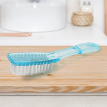 Plastic Handle Shoes Clothes Scrubbing Brush (1 Pc / Mix Color / 19 Cm)