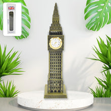 Big Ben London Clock Tower Miniature Metal Statue - Elegant Home Decor and Perfect Gifting Option