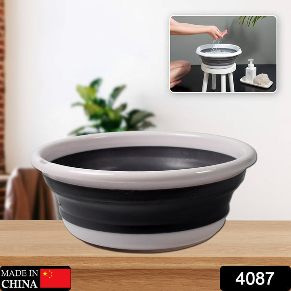 Portable Folding Wash Basin for Travel, Lightweight Water Basin for Clothes & Vegetables