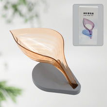 Plastic Leaf Shape Soap Box, Soap Holder (1 Pc / With Color Box)