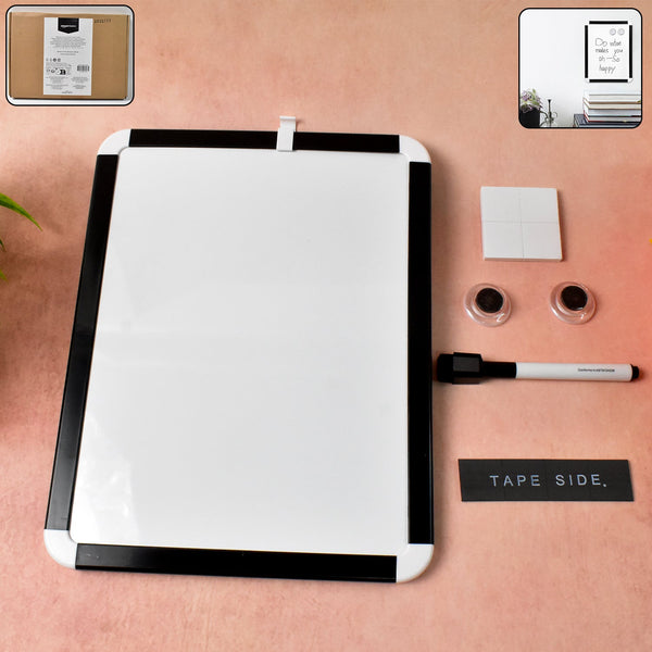 Magnetic White Board, Small Dry-Erase Board (21.6×28 Cm / 1 Set)