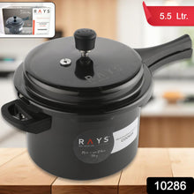 Aluminium Rays Black Beauty Pressure Cookers With Outer (5.5 Litres / 1-Year warranty, ISI Number :- 2347, BIS Number :- CM/L -7600164310