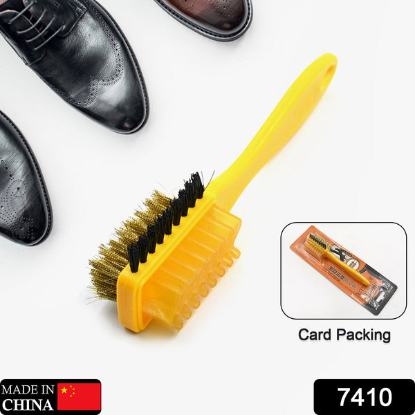 3 Side Portable Multifunctional shoe brush Rubber Home Suede Shoes Polishing Brushes 3 Side Shoe Cleaning Brush, Shoe Brush Excellent Quality and ular