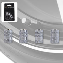 Tire Valve Stem Caps Fit for Genesis Cars. Air Valve Caps Suit for Most Car Truck SUV Wheel Accessories 4pcs Silver.