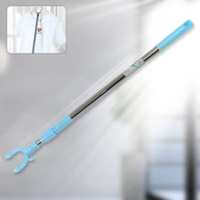 Stainless Steel Telescopic Pole Clothes Hooks Hanger (1 Pc / 1 Mtr.)