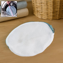 Premium Round Mesh Bra Wash Bag with Zipper for Washing Machine (1 Pc / Mix Size & Design)