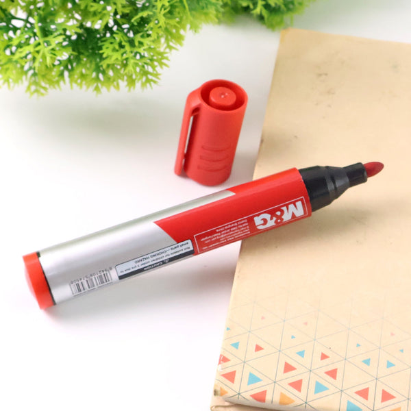 Marker Red Ink, Bold Tip, Quick-Dry Alcohol-BQased Marker (1 Pc)