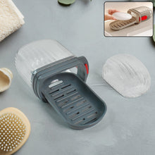 Multipurpose Soap Box Holder with Transparent Dust-Proof Lid ,Sabudani (1 Pc)
