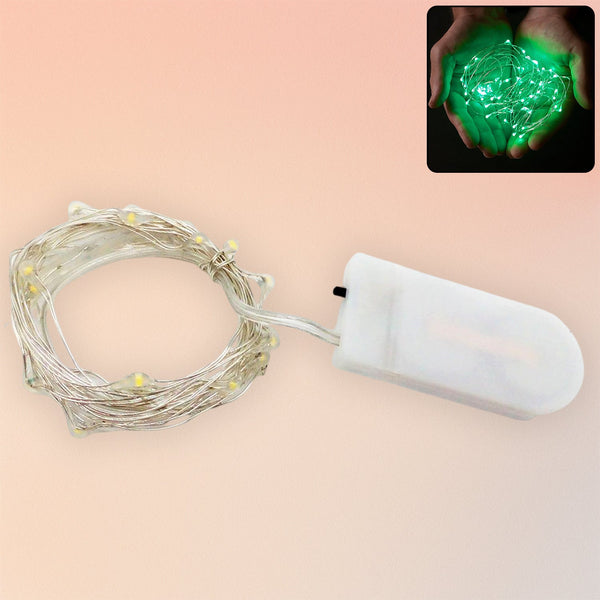 Battery Operated LED Fairy String Light – Copper Wire LEDs (1 Pc)