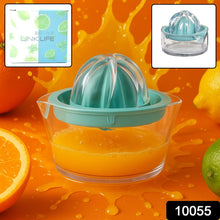 Manual Drink Orange Lemon Citrus Lime Fruit Juice Juicer Squeezer, BPA Free, Press & Pourer With Lid Plastic Manual (1 Pc)