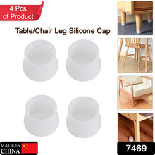 Silicone Furniture Feet Pads for Chair Legs (4 Pcs)