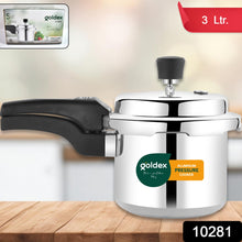 Aluminium Classic Goldex Pressure Cookers With Outer Lid (3 Litres / 5-Year warranty, ISI Number :- 2347, BIS Number :- CM/L -7600164310