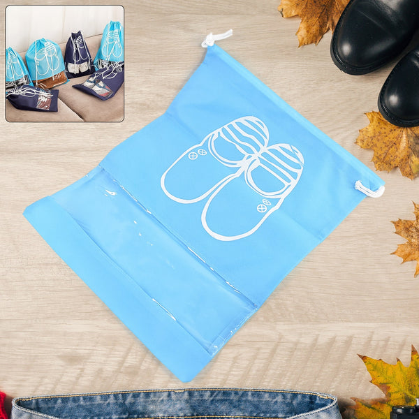 Shoes Storage Bag Closet Organizer Non-Woven Travel Portable Bag (1 Pc)