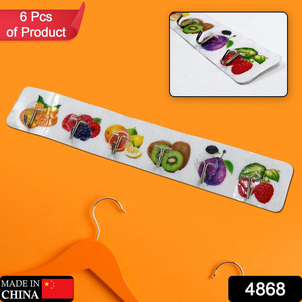 Transparent Adhesive Wall Hook – Premium, Strong & Multiuse ( 6pc )
