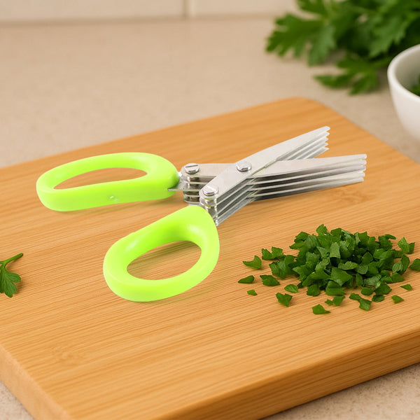 5-Blade Multipurpose Herb Scissors (1 Pc)