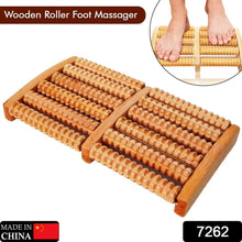 Wooden Foot Massager Roller Reflexology Foot Massager for Increase Blood Circulation and Plantar Fasciitis Relieve Pain