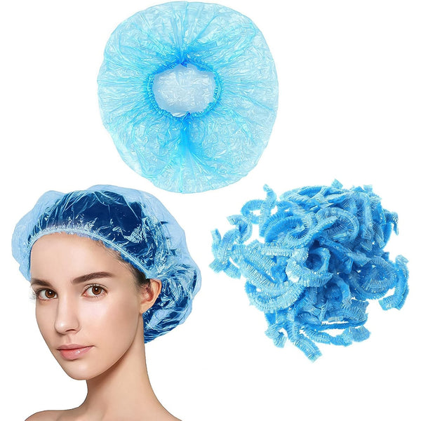 Shower Cap, Waterproof Disposable Shower Cap, 100 Pieces, Hair accessories