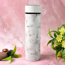 Stainless Steel Temperature Insulated Water Bottle With Marble Pattern (500ml Approx)