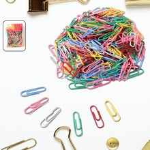 Multicolor-Coated Paper Clips Approx (250Pc Set)