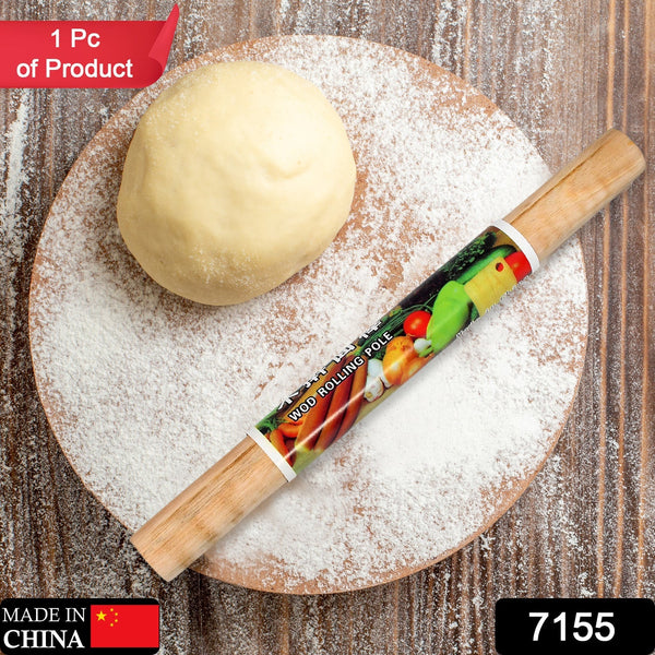 Wooden Pin for Baking | Wooden Roti Maker Belan for Chapati / Roti / Paratha / Puri / Papad | Wooden Rolling Pin Roller Thick Size | Chapati roller | Wooden chapathi rolling pin | Wooden Belan for kitchen