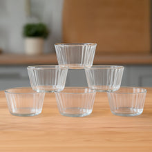 Premium Transparent Plastic Dessert Bowl Set – 6 Pieces