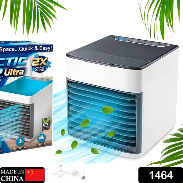 Mini Portable Air Cooler with LED Light & Water Fill