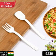 Plastic Forks & spoon Cutlery-Utensils, Parties, Dinners, Catering Services, Family Gatherings ( pack of 2)